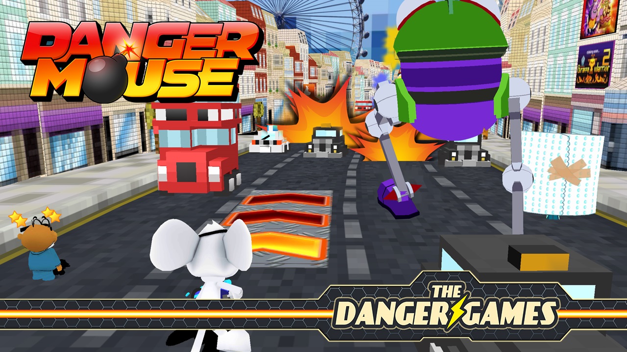 Danger Mouse in The Danger Games App
