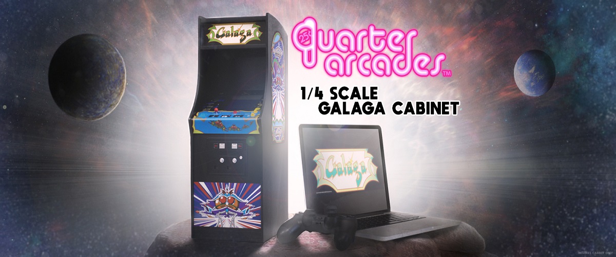 Quarter Arcades Galaga Banner