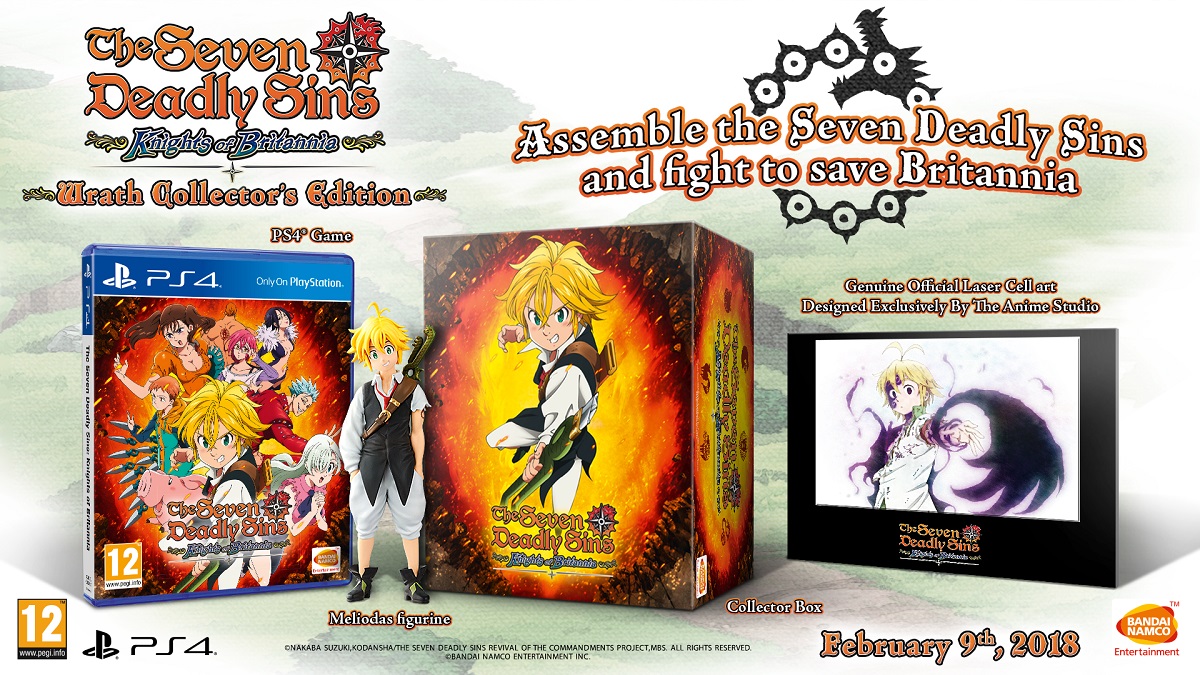 THE SEVEN DEADLY SINS: WRATH COLLECTOR’S EDITION ANNOUNCED